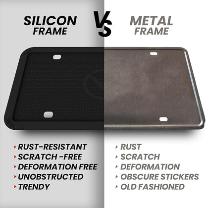 2 Pcs Silicone License Plate Frames - Image 9