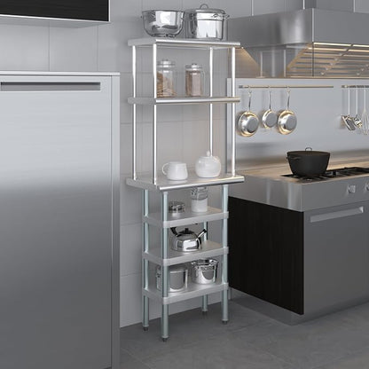 Amgood 14" x 24" Stainless Steel Work Table - Image 9