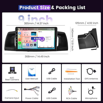 8 Core 4G+64G Car Stereo for Toyota Corolla EX 2007-2012 5G WiFi DSP/32EQ - Image 7