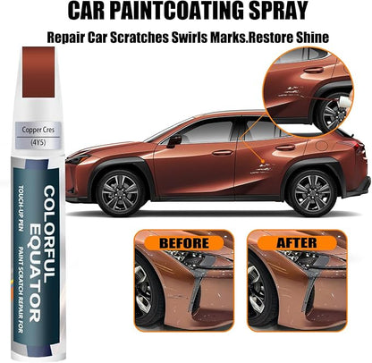 Copper Cres Touch Up Paint for Lexus, Car Paint Pen Scratch Repair Two-In-One - Image 3
