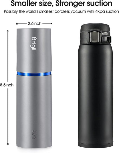 Brigii Mini Handheld Vacuum Cordless, 3 in 1-Car Vacuum & Air Duster & Hand Pump - Image 4