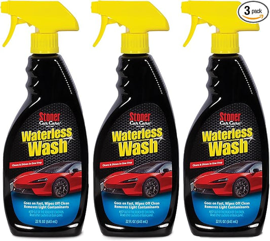 Stoner Car Care 92604-3PK Waterless Wash Car Detailing Spray – Safe, by StonerCarCare