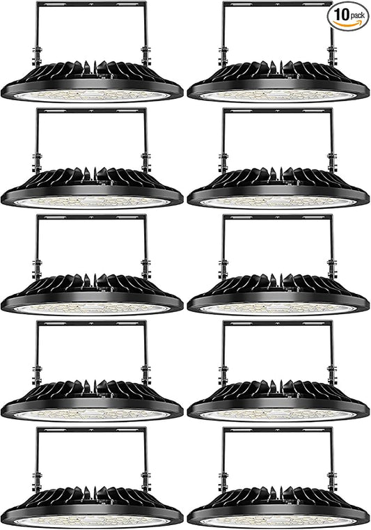 Viugreum High Bay LED Shop Lights, 200W UFO LED High Bay Light 20, 000LM 120V by Viugreum