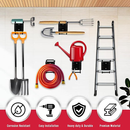 4-Piece 9.4" Heavy Duty Garage Hooks, Sturdy Utility Hooks Holds 55 LB Wall - Image 7