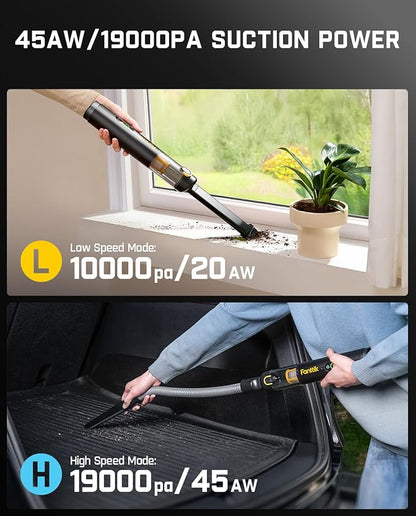 Fanttik Slim V10 APEX Cordless Car Vacuum, 4-in-1 Portable Mini Handheld Vacuum - Image 5
