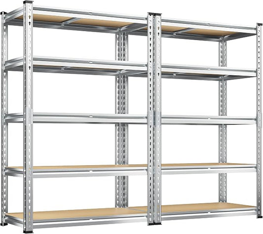 REIBII Garage Shelving, 5 Tier Storage Shelves Load 2020LBS, Adjustable Garage by REIBII