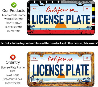 American Flag License Plate Frames - Image 4