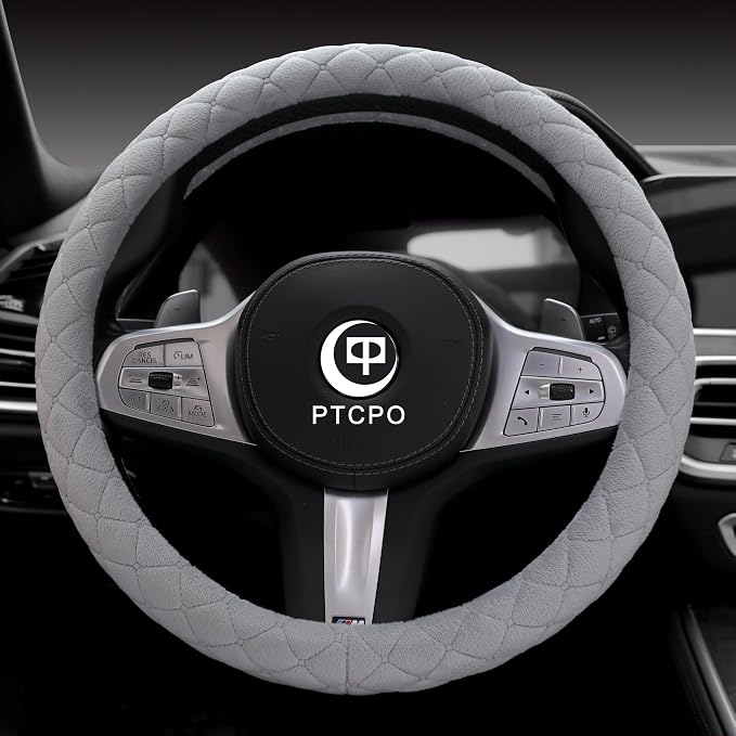 Soft Car Steering Wheel Cover for Sedan, Warm Luxury Velvet, Anti Slip by Unknown