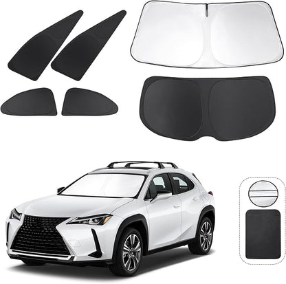 TINGLU Window Shades for Lexus UX 2019-2024 2025 Accessories Car Side Full by TINGLU