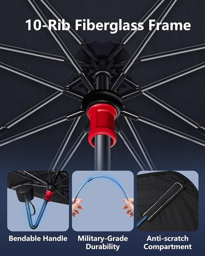 Foldable Windshield Sun Shade Umbrella – Reflective Car Window Cover - Image 2