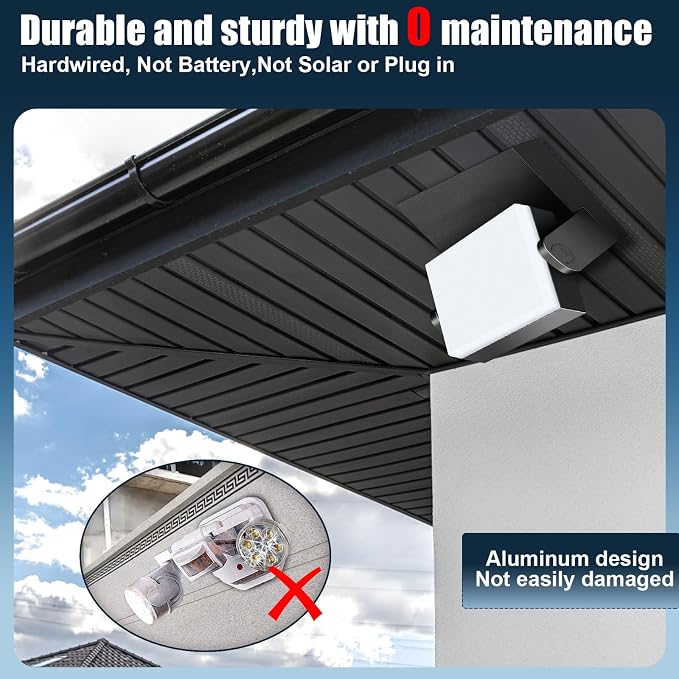 40W LED Wall Light, 4000LM 5000K 360° Wide-Angle Exterior Wall Floodlights - Image 6