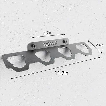 VAIIO Compatible Milwaukee M12 12V Battery Rack Holder, Wrought Iron Heavy Duty - Image 4