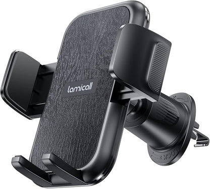 Lamicall 2025 Wider Clamp & Metal Hook Car Phone Holder Vent Phone Holders - Image 9