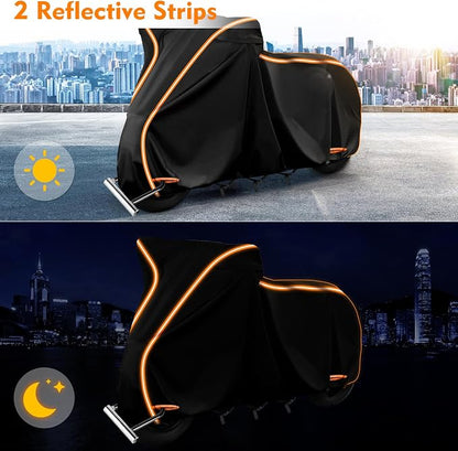 Waterproof Motorcycle Cover for Vespa GTV, Vespa GTS, Outdoor 420D Bike Cover - Image 5