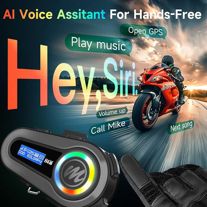 Moman Motorcycle Helmet Headset, H4M - Image 6
