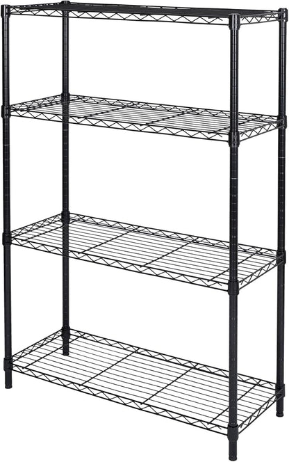 Homeiju 4 Tier Shelving Unit, Heavy-Duty Height Adjustable Storage Rack 1300 by Homeiju