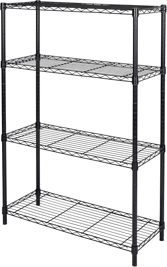 Homeiju 4 Tier Shelving Unit, Heavy-Duty Height Adjustable Storage Rack 1300 by Homeiju