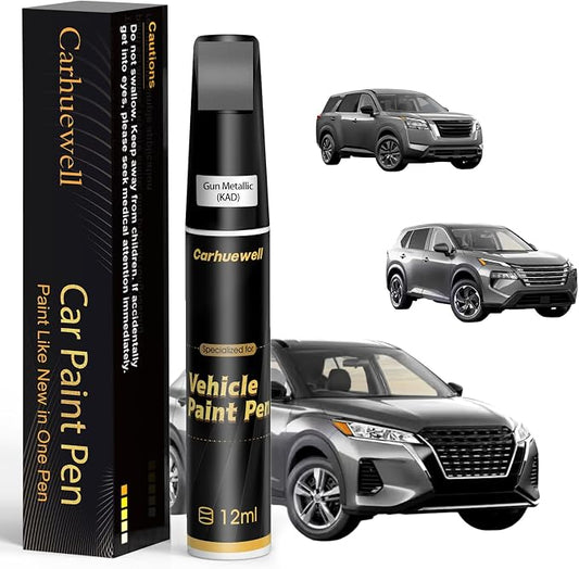 Gun Metallic Touch Up Paint Compatible by Carhuewell