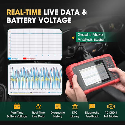 OBD2 Scanner LAUNCH CRP129X V2.0 Elite Scan Tool, Upgrade of CRP123X, 12 Reset - Image 9