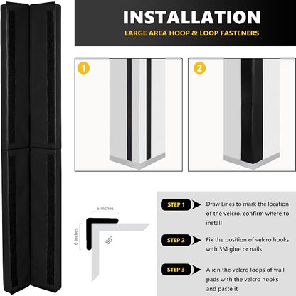 Wall Corner Guards & Edge Protector, Heavy Duty Wall Corner Protective Safety - Image 2