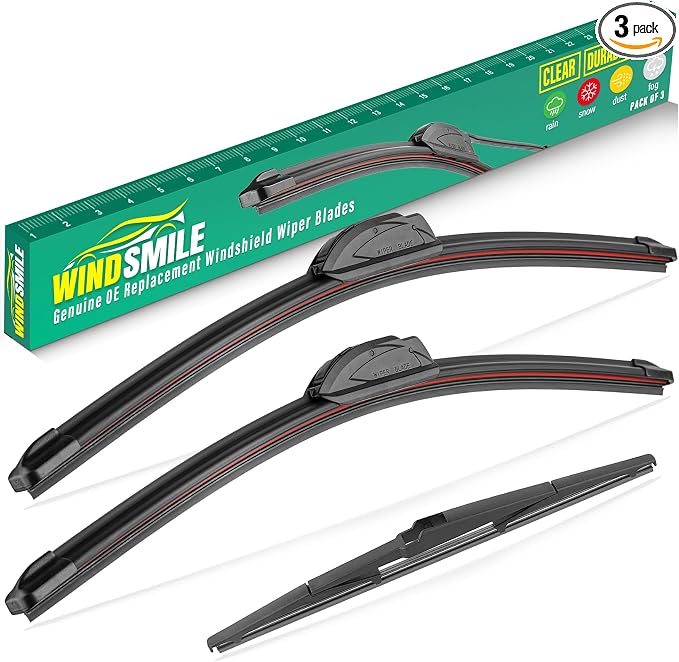 28" 20" 16" Windshield Wiper Blades Replacement by WINDSMILE