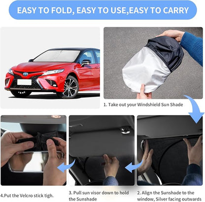 for Toyota Camry Sun Shade Sunshade Windshield Cover - Image 6