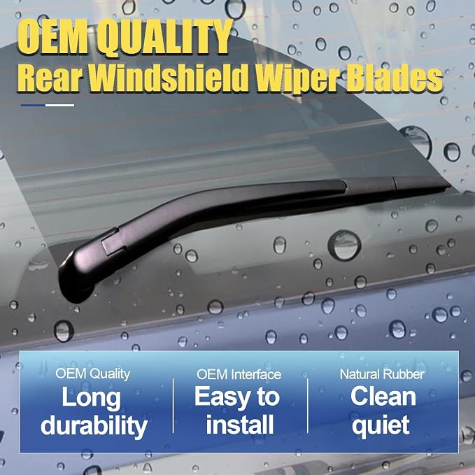 3 Wipers Factory Replacement For Toyota Sienna 2005 2006 2007 2008 2009 2010 - Image 6