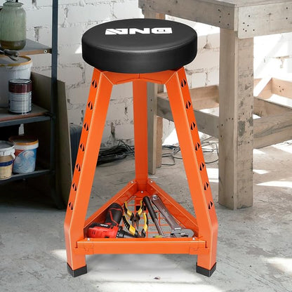 DNA MOTORING Heavy-Duty Padded Seat, Mechanics Shop Garage Stool, 300lbs - Image 2