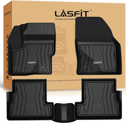 LASFIT Floor Mats Fit for Lincoln MKC 2019 2018 2017 2016 2015 TPE All Weather by LASFIT