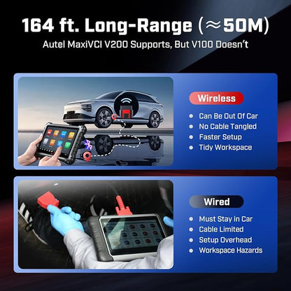 Autel MaxiVCI V200 VCI200 Wireless Dongle: 2025 VCI 200 OBD2 Connector 2.0 of - Image 5