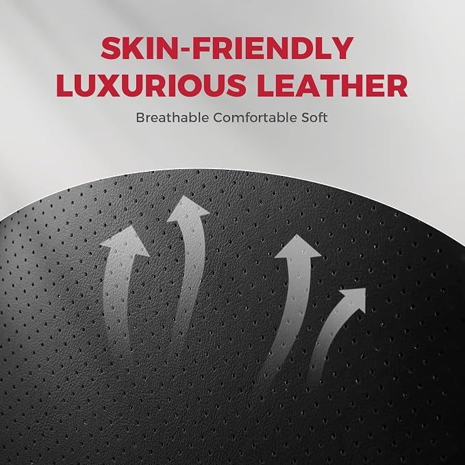 FREESOO Car Seat Covers Full Set, Waterproof Automotive Seat Covers, Leather - Image 7
