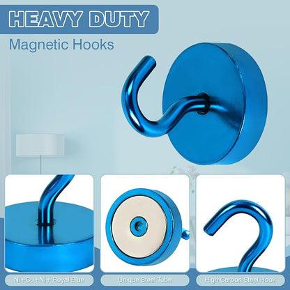 Neosmuk Magnetic Hooks, Cruise Ship Essentials, 80lb+ Heavy Duty Magnetic Hooks - Image 4