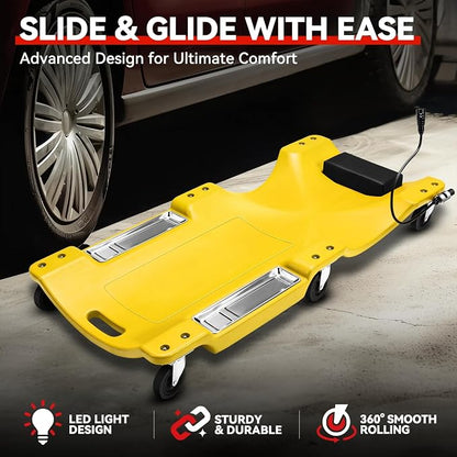 Auto Dynasty 40 Inches Mechanic Creeper, Automotive Garage Repair Low Profile - Image 2