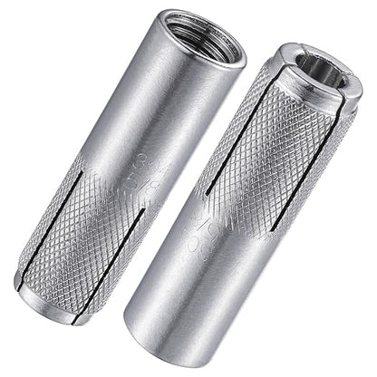 Wensilon 5/8"-11 Premium Stainless Steel Drop in Anchors Assortment, Knurled by Wensilon