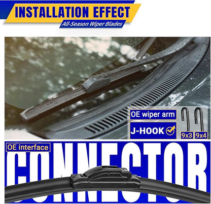 3 wipers Replacement for 2010-2015 Toyota prius/2012-2015 Toyota Prius - Image 3