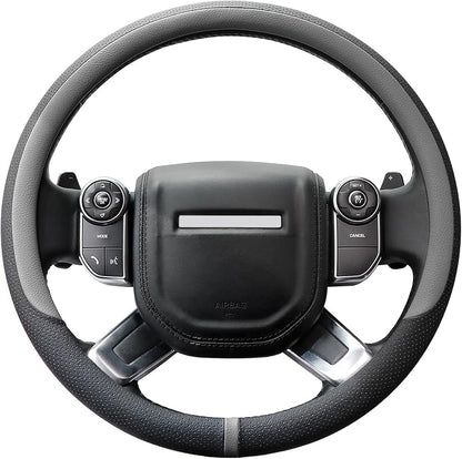 COFIT Breathable Car Steering Wheel Cover 16 inch Auto Universal Leather Wrap by COFIT