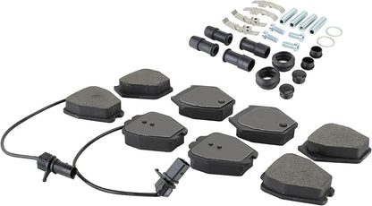 Premium Semi-Metallic Front Brake Pads Compatible - Image 2