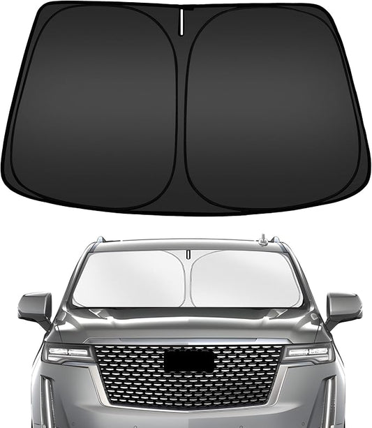 ARISMOTOR Windshield Sun Shade for Cadillac Escalade 2021-2025 2026, Custom Fit by ARISMOTOR