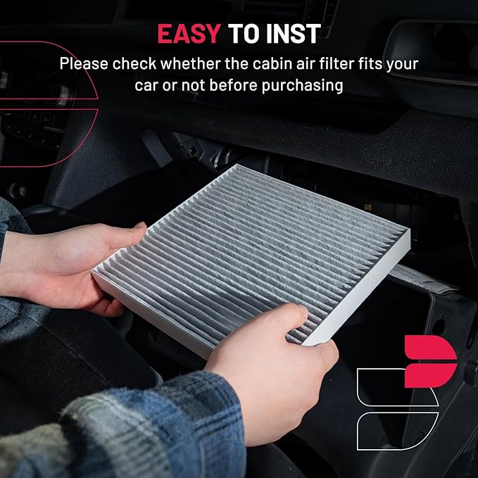 BDFHYK Cabin Air Filter with Activated Carbon Compatible with Chevry Spark - Image 4