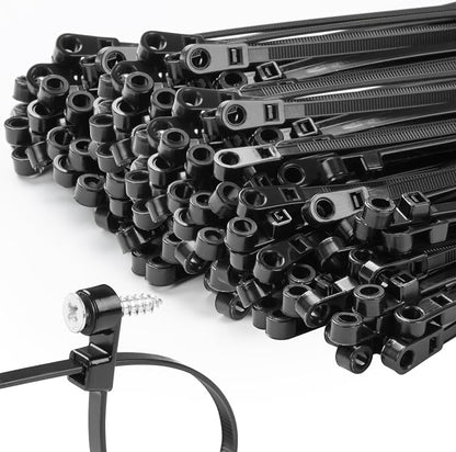 1000 PCS 14 inch Black Zip Ties by MasiStranth