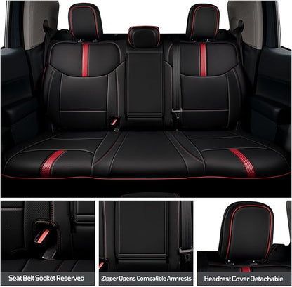 Seat Covers Fit for Ford Maverick 2022-2025 Double Cab XL XLT Lariat, Full - Image 4