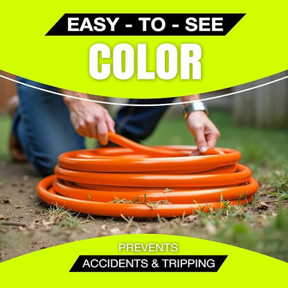 3ft Outdoor/Indoor Extension Cord 10/3 Gauge Ultra Heavy Duty 3 Prong SJTW - Image 5