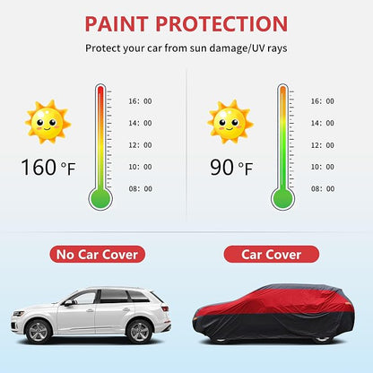 SUV Car Cover Waterproof All Weather, Cover Full Exterior Cover Windproof - Image 8