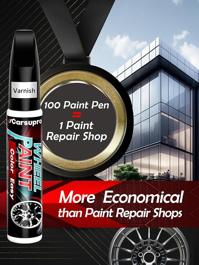 Silver wheel Touch Up Paint Wheel Scratch Repair Pen Car Rim Paint Pen Quick - Image 5