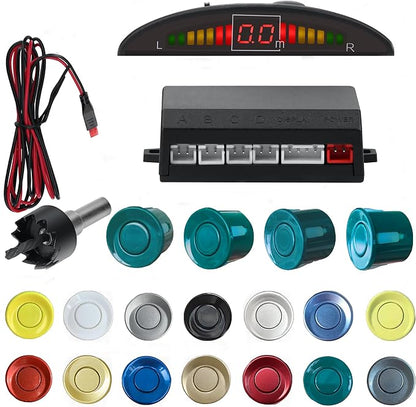 16 Color Options Parking Sensor Kit Backup Sensor Kit Reverse Sensor by SANDETOUN