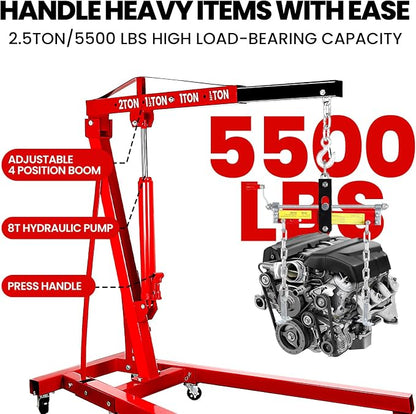 2.5 ton Engine Lift Cherry Picker - Image 4