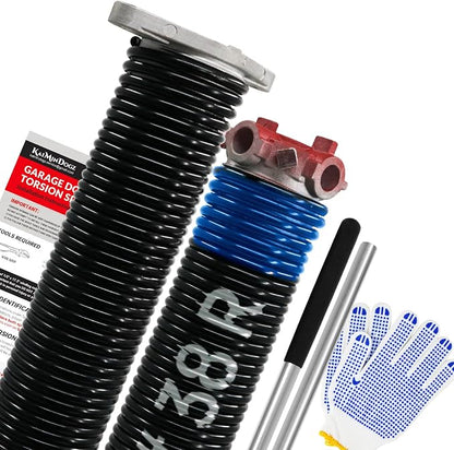 Pair of 1.75" Garage Door Torsion Springs Set by KaiMinDogzGarageDoorSpring