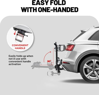200 lbs. Hitch Mount Bike Rack, fits Cars, Trailers - Image 5