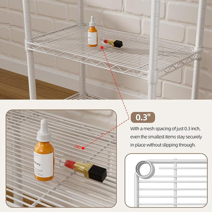 SINGAYE 6 Small Wire Shelves Kitchen Pantry Close Home Organizers and Storage - Image 4