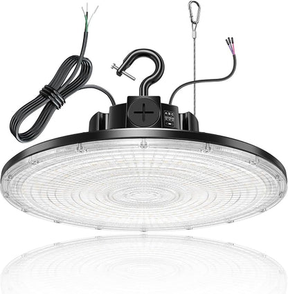 480V LED High Bay Light 300W 240W 200W Adjustable UFO Light 42000LM ETL DLC by YELLORE-Professionalledlightsmanufacturerspecializingincommercialandindustriallighting